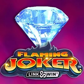 Flaming Joker Link and Win logo – Slots by Barstruck at Bizzo Casino