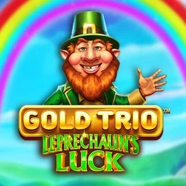 Gold Trio Leprechaun's Luck logo by Playtech at Bizzo Casino