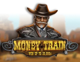 Money Train slot logo by Relax Gaming at Bizzo Casino